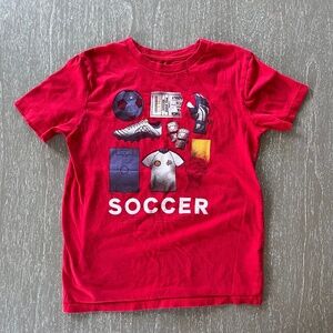 GAP Boy's Soccer Graphic T-shirt Size M (8)